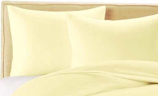 100% Cotton Sateen Pillow Cases Covers - Set of 4 with Zipper Closure (Square - 14 inch x 14 inch, Butter) by Unknown
