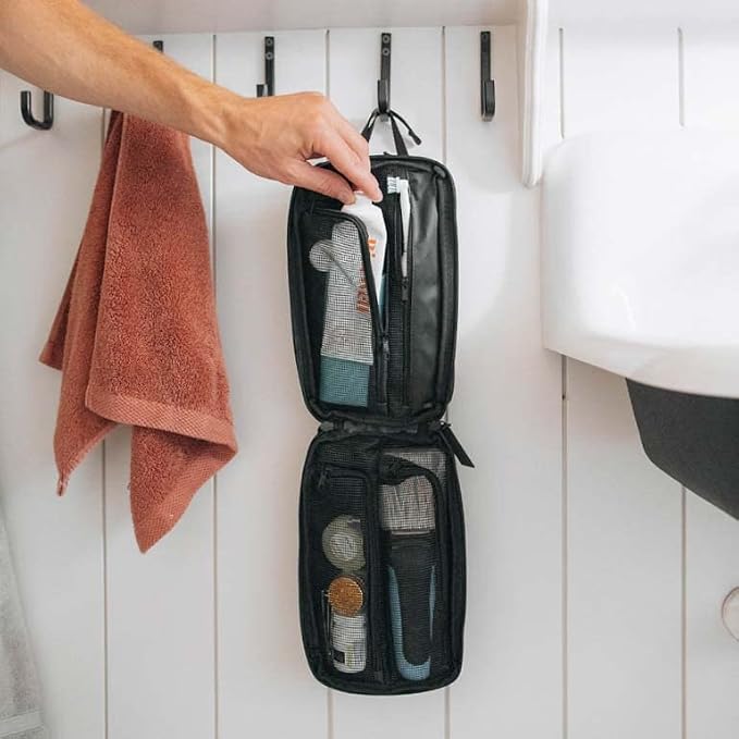 Gravel Silicone Travel Bottles & Explorer PLUS Toiletry Bag – Leakproof, TSA Approved - Image 7