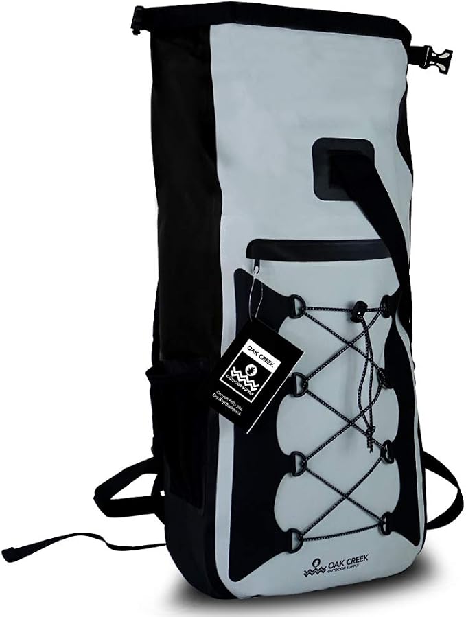 Oak Creek Canyon Falls 30L Dry Bag Backpack. Premium Waterproof Backpack with Padded Shoulder Straps. PVC Construction. Keep Your Gear Dry - Image 5
