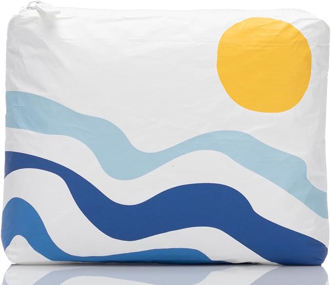 ALOHA Collection Small Pouch | Lightweight, Packable, and Splash-Proof Makeup Pouch | Easy to Clean by ALOHACollection