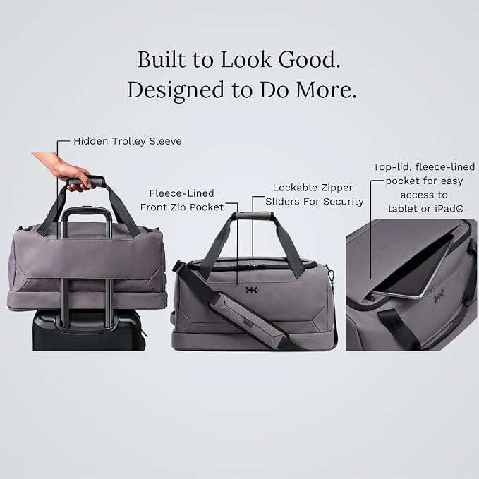 Knack Expandable Travel Duffel Alloy Gray - Image 5