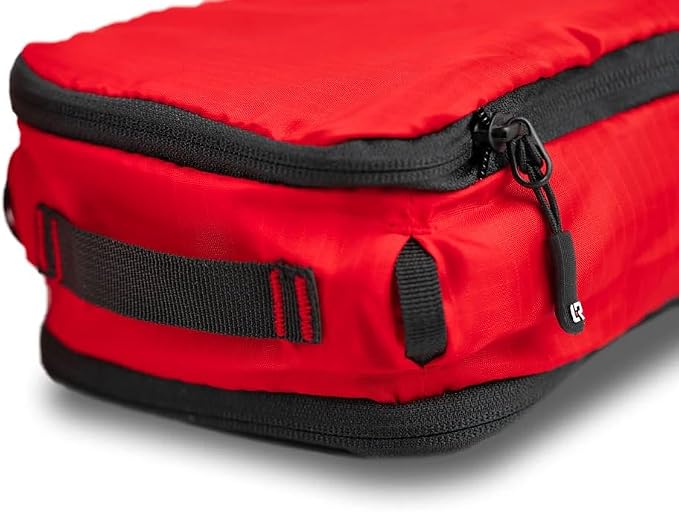 Lone Rider Compression Packing Cubes Set - 5 Piece Multi-Size Inner Pannier Laundry Travel Bag Organizer with Mesh Tops, Expandable Zippers and RipStop 210D Fabric - Image 6