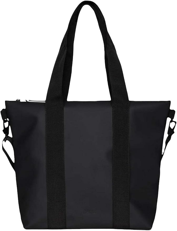 RAINS Tote Bag – Waterproof Travel & Work, Internal Zip Pocket, 6.1 gal | Waterproof PU tote for women and men – 22 L tote bag, internal zip pocket, detachable strap; carry-on for airplane travel - Image 3