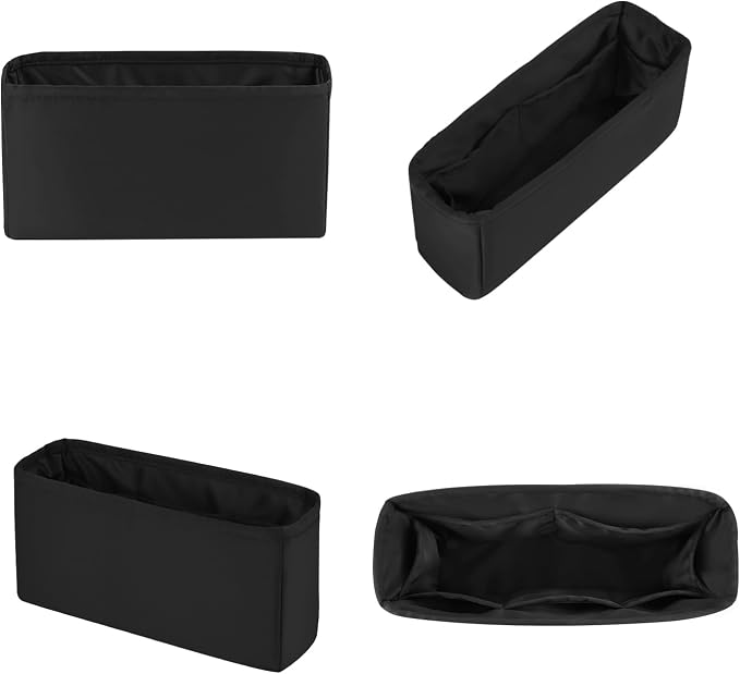 Purse Organizer Insert for 19 Handbag, Satin Bag Insert Compatible with Chanel, Lightweight and Soft Touch Inner Bag for Women Luxury Handbags, Multicolor Options(Black, Jumbo30) - Image 7