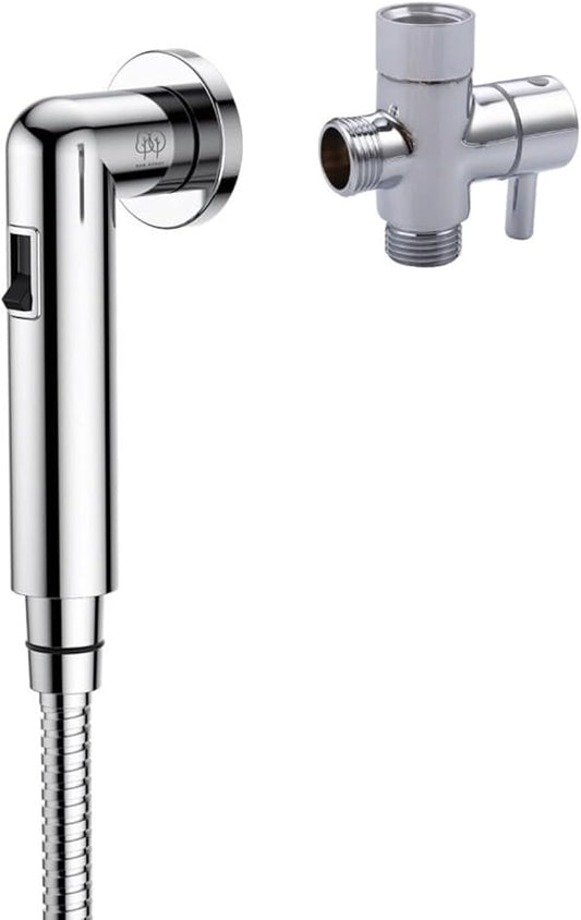 Handheld Bidet Sprayer for Toilet - Bum Gun Bidet Sprayer Kit with Adjustable Pressure, Bathroom Bidet Attachment, Cloth Diaper Sprayer, Feminine Wash, Easy Install, Leak-Free