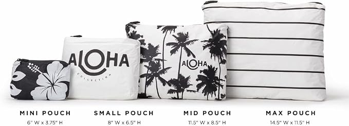 ALOHA Collection Small Pouch | Lightweight, Packable, and Splash-Proof Makeup Pouch | Easy to Clean - Image 6