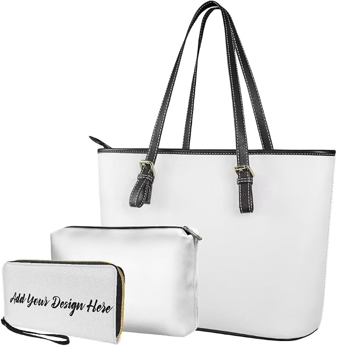 Women Purse Handbags Wallet Sets Leather Shoulder Tote Bag for Women,Top Handle Purse with Wrist Wallet Bag - Image 5