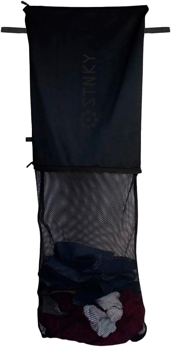 STNKY Bag Pro - Laundry Bag - Wash Bag for Health Workers, Sports, Fitness & Travel (XL, Black) by STNKY