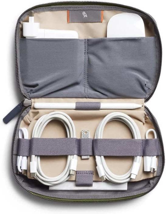 Bellroy Tech Kit (Tech Accessories Organizer Pouch, Zipper Closure Design, Stores Power Bank, Phone Charger, Cables & More, Internal) - Image 2