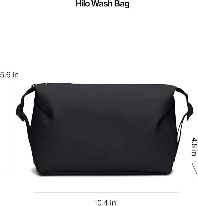 RAINS Weekend Wash Bag – Waterproof Toiletry, Makeup Kit Organizer, 1.2 gal | Waterproof toiletry bag, men & women; 4 L, coated zip, side compression buckles, Accessories, Cosmetics, Travel Essentials - Image 7