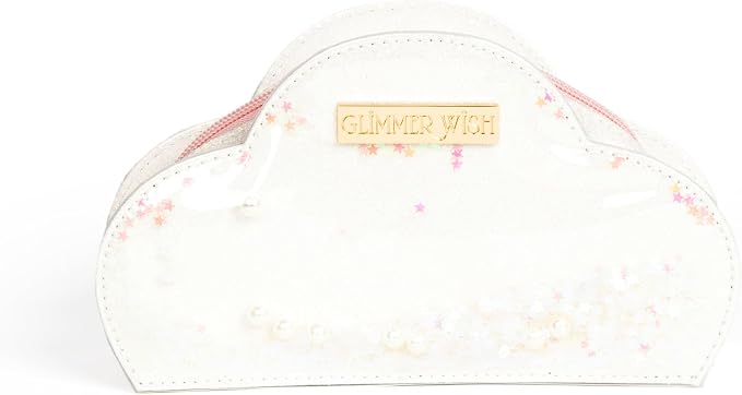Glimmer Wish Unicorn Cloud Pouch, Trendy Mini Pouch, Clutch, or Coin Purse for your Tiny Treasures, Great Gifts for Teens and Girls, 8.1 x 2.6 x 4.5 in by GlimmerWish