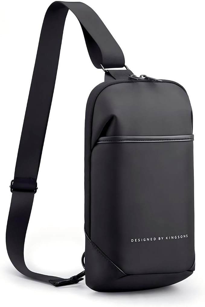 VGOAL Small Crossbody Bag Sling Bag for Men Women Waterproof Chest Pack with Anti Theft Pocket, Casual Daily Daypack Shoulder Bag for Running Travel Cycling Hiking by VGOAL