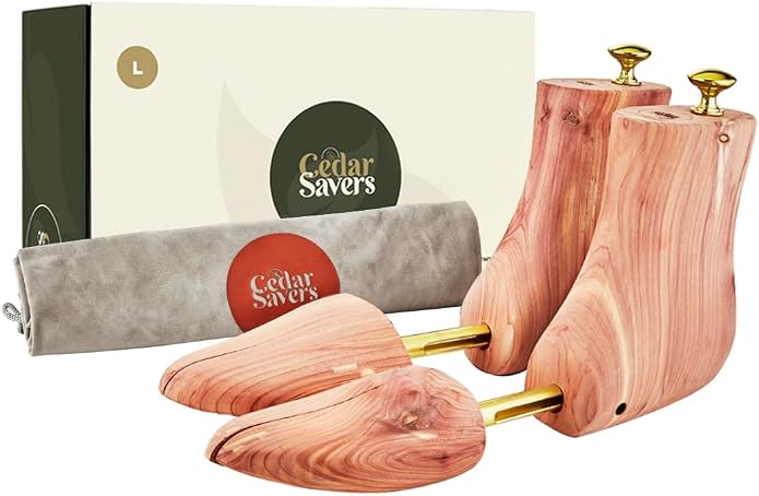 Cedar Boot Tree for Men - Natural Aromatic Wood Boot Tree Grown In USA, For Boots & Shoes, Storage Bag Included - Image 7