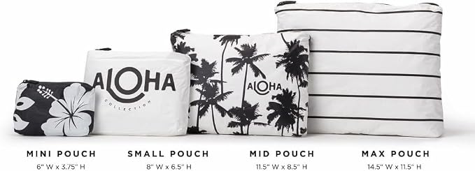 ALOHA Collection Max Pouch - Max Monstera in Seaweed - Image 8