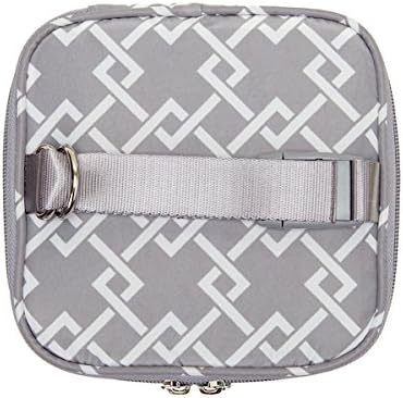 Sarah Wells Cold Gold Breastmilk Cooler with Ice Pack (Gray) | Fully-Lined Insulated Interior, Fits 4-6 Bottles, Zippered Lid, Great for Workdays, Travel & Pumping Days, Machine Washable - Image 5