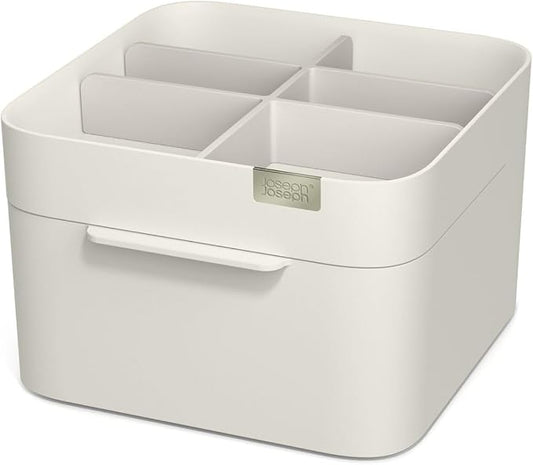 Joseph Joseph 75004 Viva Makeup Cosmetic Storage Organizer with Drawer, Medium, Shell by Unknown