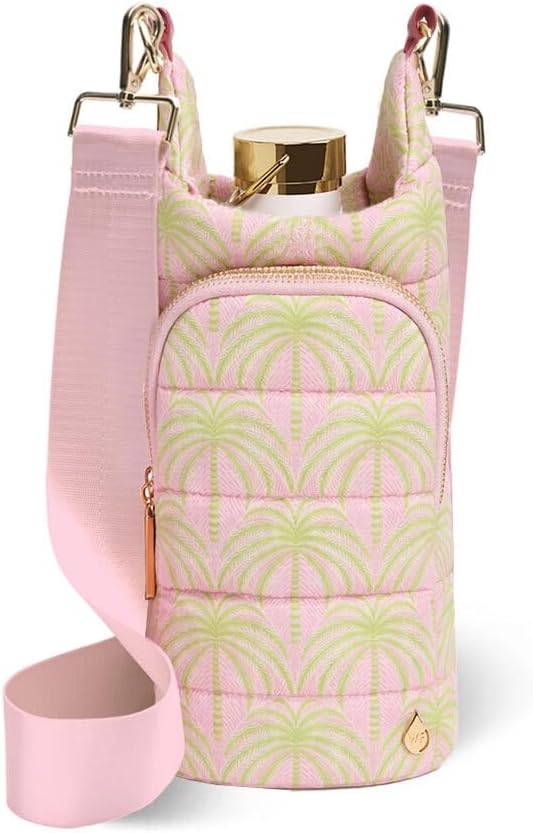 WanderFull® Original HydroBag®, Fits Up to 32 oz Water Bottle Holder with Strap, Gift for Women, Hands-Free Crossbody, Water Bottle Carrier Bag with Phone Pocket by WanderFull