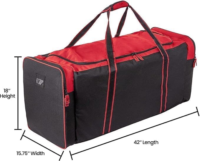 Jetstream Heavy Duty Multi Pocket Durable Sports Gym Equipment Travel Duffel Bag - Image 5