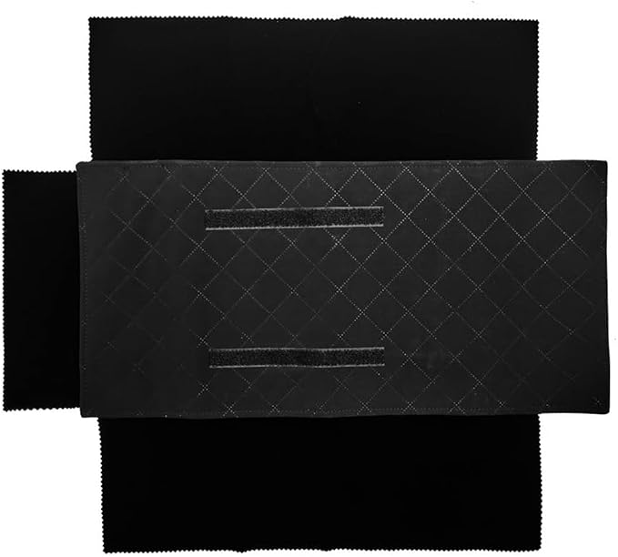 Travel Necklace Organizer, Tangle Free Jewelry Case, 16 Slots | Foldable,LightWeight Compact, Velvet Lining Jewelry Storage Bag for Chain Bracelet, Gift for Women Girls,Black Diamond - Image 4