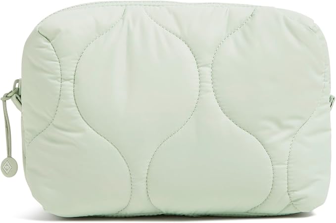 Featherweight Medium Cosmetic Makeup Organizer Bag, Calm Mint, One Size by VeraBradley