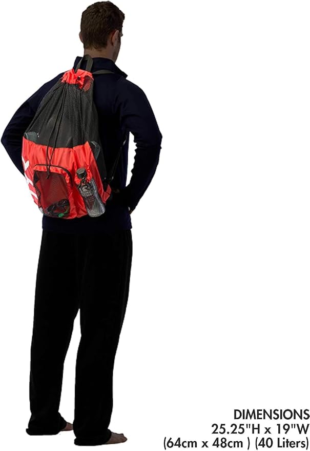 TYR LBMMB360ALL Big Mesh Mummy Backpack BLK/WHT All - Image 7