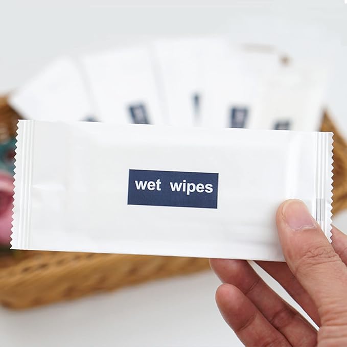 Wet Napkins Individually Wrapped,Wet Wipes Individually Wrapped 500 Pack,Quick Hand Cleaning, Hand Wet Wipes Restaurant,Party Barbecue, Homeless Care Package