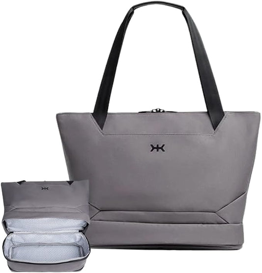 Knack Expandable Laptop Tote Alloy Gray by KnackPack