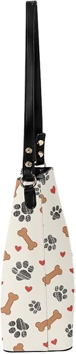 HUGS IDEA Boho Bags for Women Leather Handbag Shoulder Bucket Crossbody Purse - Image 6