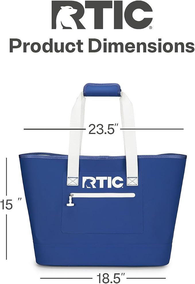 RTIC Ultra-Tough Tote Bag, Waterproof for Beach, Pool, Towel, Grocery, Shopping, Heavy-Duty, Puncture Resistant - Image 6