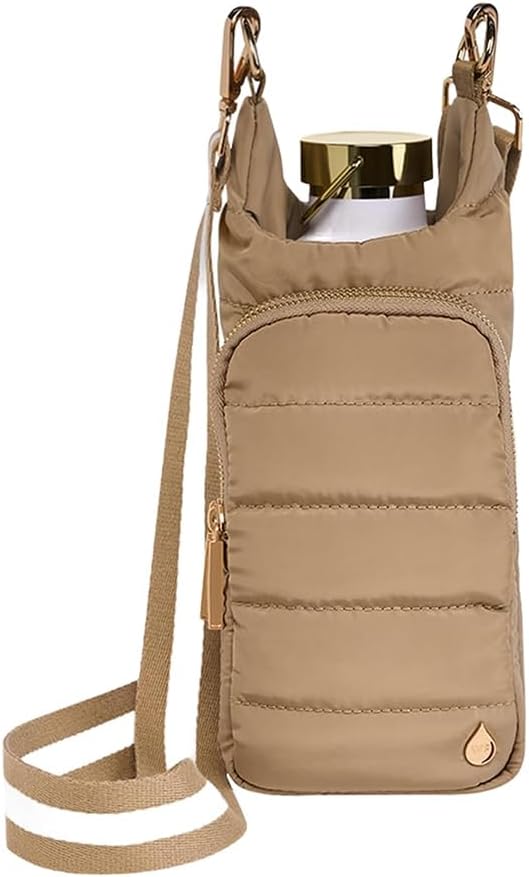 WanderFull Original HydroBag Crossbody Water Bottle Holder with Phone Pocket, Fits Water Bottles up to 32 oz by WanderFull