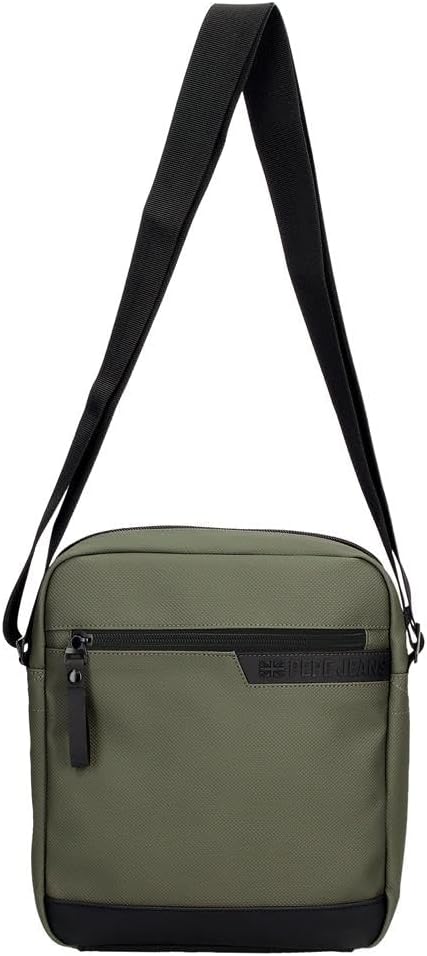 Pepe Jeans Dorking Waist Bag, Crossbody Bag with Multiple compartments, Polyester, by Joumma Bags., Khaki, One Size, Tablet crossbody bag - Image 9