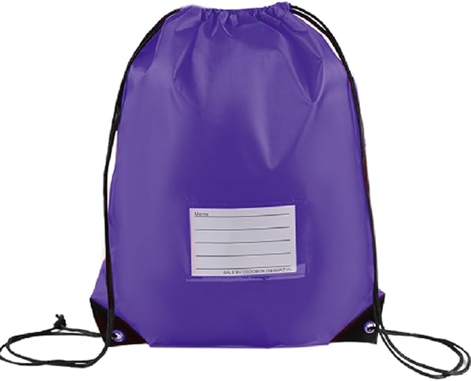 16 Pack Drawstring Bags,Bulk Draw String Backpack, DIY Gym Sports Cinch Bag Sackpack for Women Men, Purple - Image 6