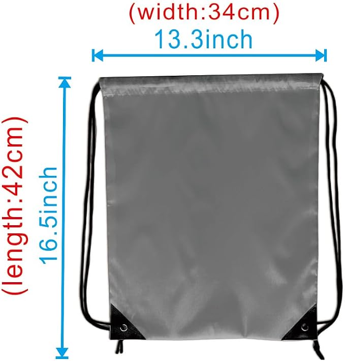 Drawstring Backpack Bulk 30Pcs Draw String Backpack Bags DIY Gym Sports Traveling Yoga Cinch Bag Sackpack Drawstring (grey) - Image 2