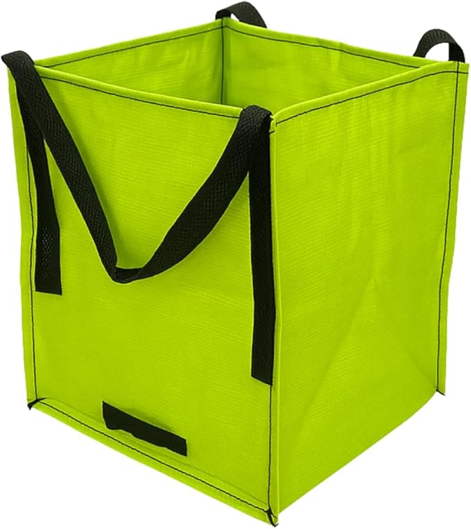 DURASACK Heavy Duty Storage Tote Bag 22-Gallon, Lime Green | Rugged Woven Polypropylene Moving Bag, Reusable Self-Standing Design, Holds up to 500 Pounds by DURASACK