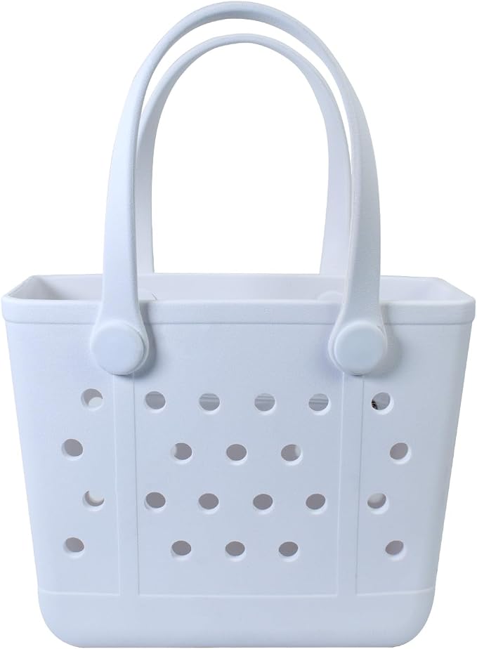 Lightweight Extra large Rubber Beach Bag Small mini Tote Bag for Gym Waterproof medium Open Handbag for Pool Sports by Addoklm