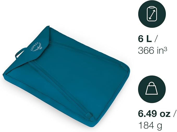 Osprey Ultralight Garment Folder Packing Organizer, Black - Image 2