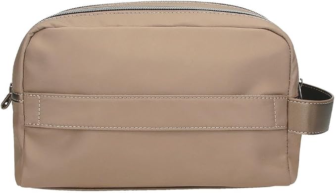 Pepe Jeans Ruby Portemonnaie, Geldbörse, Portemonnaie, aus Polyester und mit Kunstlederdetails. Fächer, Reißverschlüsse. Von Joumma Bags, Beige, One Size, Double Toiletry Bag - Image 3