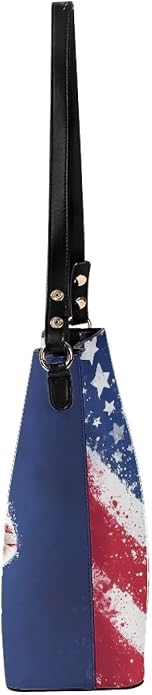 HUGS IDEA Boho Bags for Women Leather Handbag Shoulder Bucket Crossbody Purse - Image 6