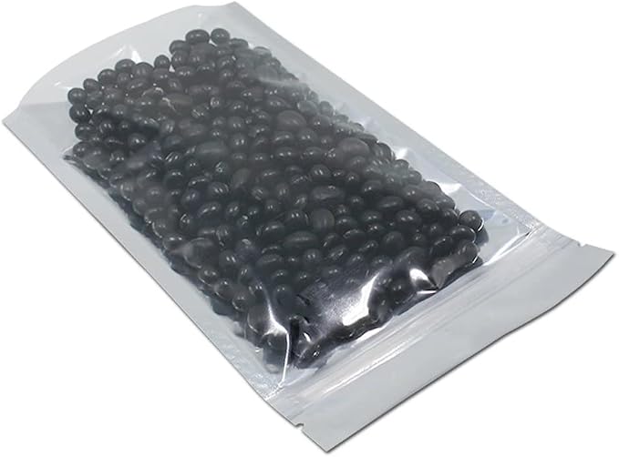 FERENLI 100 Pieces Stand Up Clear Zipper Lock Resealable Aluminum Mylar Foil Plastic Packaging Bag for Zip Heat Sealable Lock with Tear Notch Long Term Food Storage 5.9x8.7 inch - Image 4