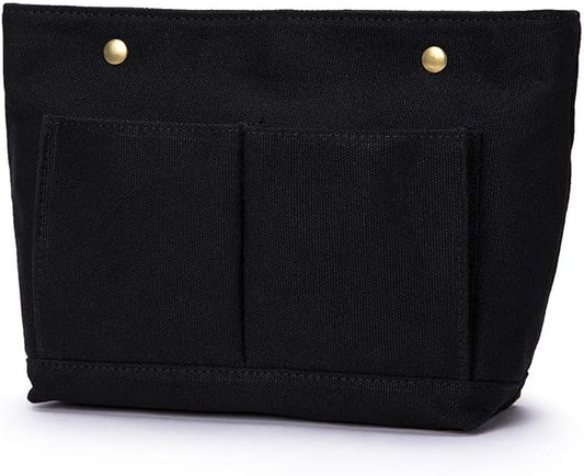 Cosmetic Bags - Bag Organizer Insert with Purse Dividers - Inside Purse Organizer for Easy Storage -Lightweight and Convenient (S, Black) by YONBEN
