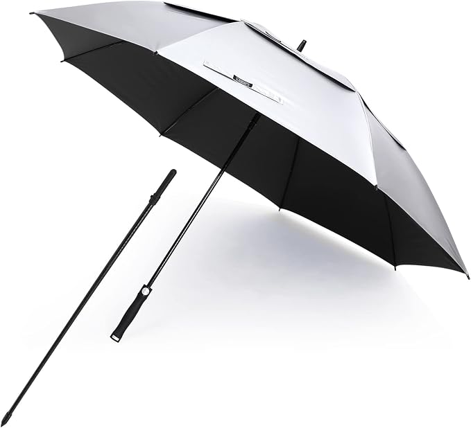 G4Free UV Golf Beach Umbrella 68”Auto Open Extra Large Sun Shade Umbrellas | Vented Windproof, Double Canopy, Oversize UPF 50+ UV Protection Sun Shade umbrella, Auto-Open, patio/fishing/golf umbrella by G4Free