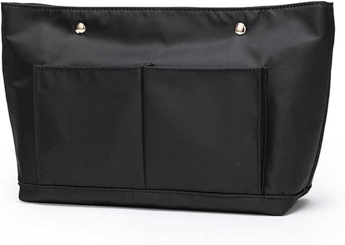 Lightweight Handbag Organizers Insert with Multiple Pockets Handbag Organizer for Storage and Organization Cosmetic Bag (Nylon-black,M) by YONBEN