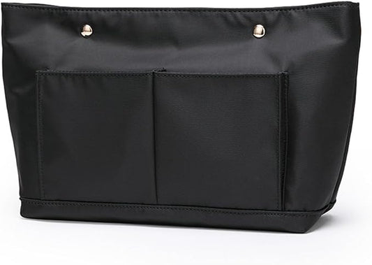 Lightweight Handbag Organizers Insert with Multiple Pockets Handbag Organizer for Storage and Organization Cosmetic Bag (Nylon-black,M) by YONBEN