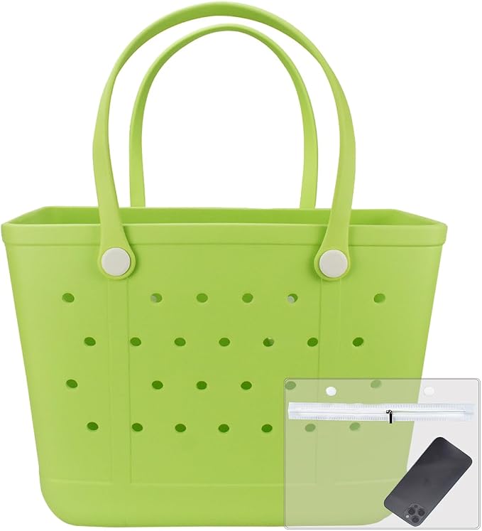 Large tote bag, Beach Bags Waterproof Sandproof Beach Essentials for Family | Chokoter Beach Bag, Waterproof Beach Tote, Rubber XL Tote Bag, Washable and Durable Open Handbag for Boat Pool Sports by Chokoter-ColorfulBeachBagsColorfulLife