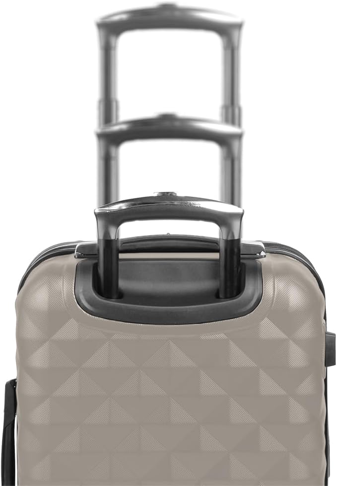 Kenneth Cole REACTION Diamond Tower Collection Lightweight Hardside Expandable 8-Wheel Spinner Travel Luggage, Rye, 28-Inch Checked - Image 7