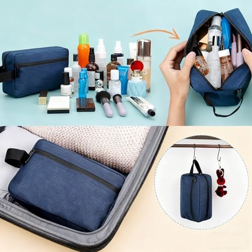 48 Pcs Travel Toiletry Bag for Men Women Bulk Large Water Resistant Shaving Bag Hanging Cosmetic Bag Makeup Travel Pouch Foldable Toiletry Organizer Gifts for Graduation Father's Day (48, Mixed Color) - Image 5