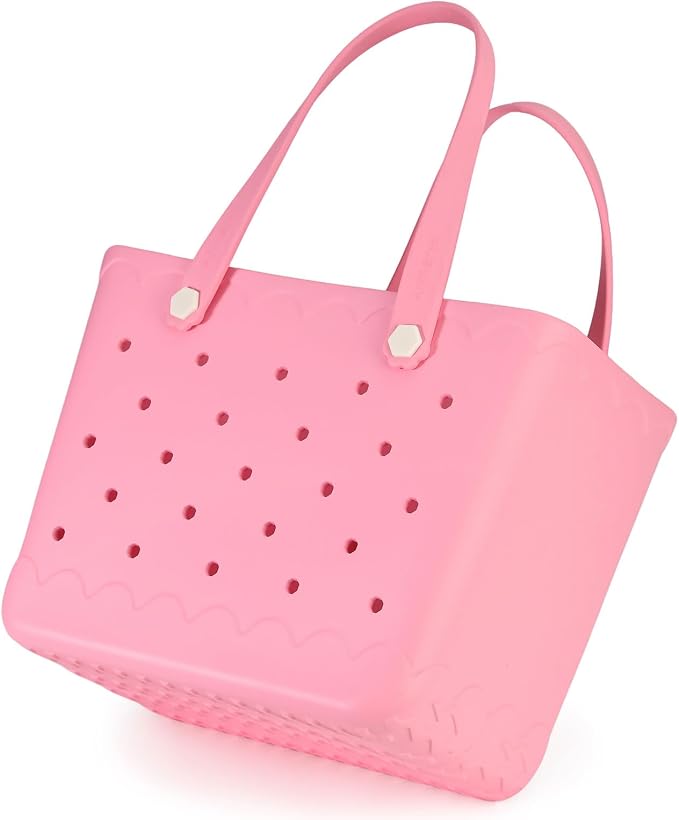Rubber Beach Tote Bag Waterproof Tip-Proof Outdoor Tote Bag for the Beach Boat Pool Sports by Unknown
