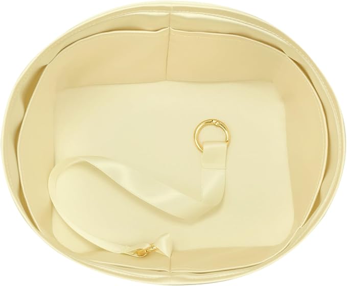 Fits for Picotin 18 Bag Insert, Premium Silk Purse Organizer Insert, Smooth Touch & Lightweight， Luxury Handbag Organizer with Gift Box Fits For Hermes(PC18,Jaune Poussin) - Image 9