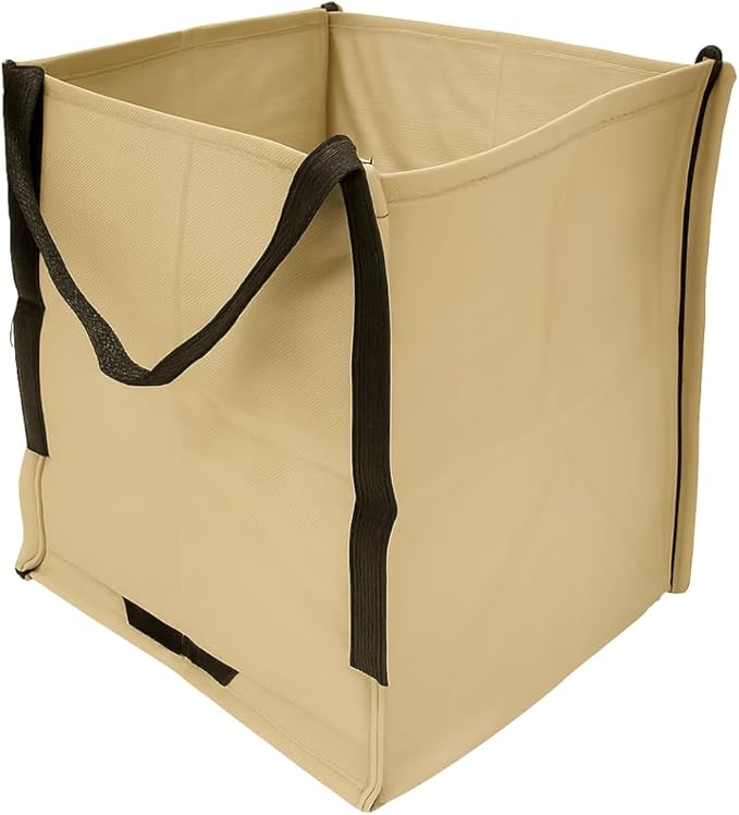 DURASACK Heavy Duty Storage Tote Bag 22-Gallon, Khaki | Rugged Woven Polypropylene Moving Bag, Reusable Self-Standing Design, Holds up to 500 Pounds by DURASACK