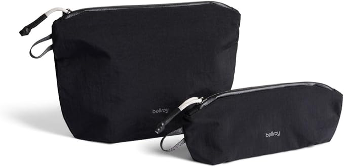 Bellroy Lite Pouch Duo (Lightweight Pencil case and Pouch) - Black by Unknown